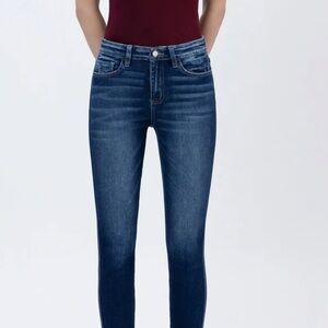 FLYING MONKEY - Catch the Breeze - High Rise Crop Skinny Jeans - MEDIUM / 30